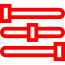 staggered switches icon